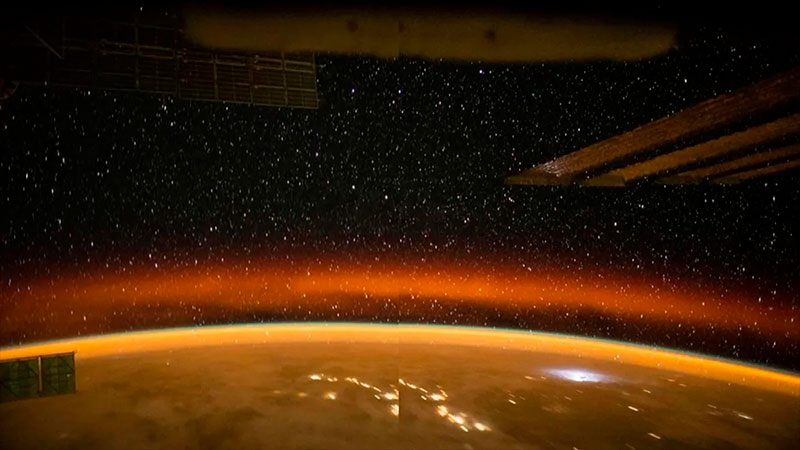 La NASA mostró cómo se ve el atardecer en la Tierra desde el espacio