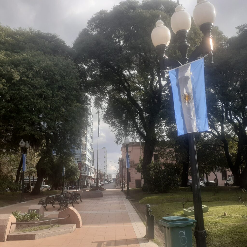 La Zona C Ntrica Se Viste De Celeste Y Blanco Para El Homenaje A Manuel