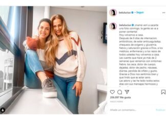 Compartieron su alegría de haber recibido el alta