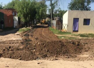 Arreglan las calles de Cantera 25