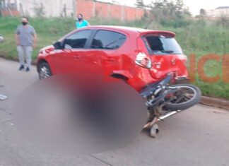 Grave estado de motociclista