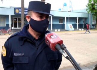 Agente denunció robo de su arma reglamentaria