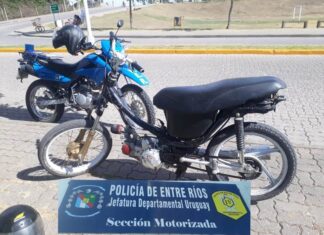 Recuperaron una moto que había sido robada