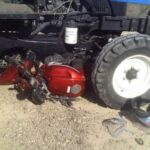 Pagina 7 25 de noviembre 2020 tractor aplastó una moto en caseros 2