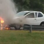 Pagina 7 29 de noviembre 2020 bomberos apagaron un vehículo