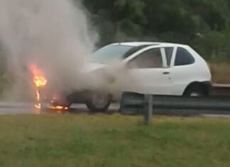 Bomberos apagaron un incendio