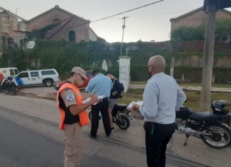 Prefectura realizó control vehicular con Tránsito