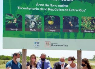 La CARU donó árboles para el Área de Flora Nativa