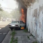 Pagina 6 sábado 12 de diciembre 2020 se prendió fuego un auto en pleno centro
