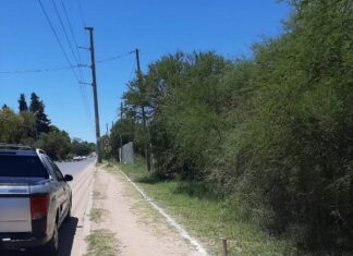 Comenzaron a trabajar en la demarcación de las veredas