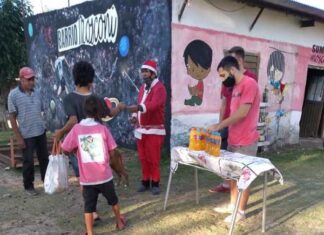 La Ruta de Papá Noel tuvo una modalidad especial