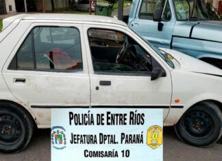 Robó un automóvil y lo chocó