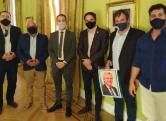 Larroque llegó a la Casa Rosada