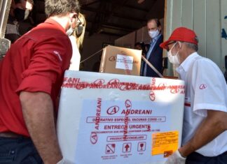 Las vacunas llegaron a Entre Ríos y se repartieron en cuatro puntos claves