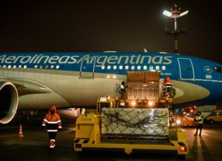 El vuelo con las vacunas llegará este jueves