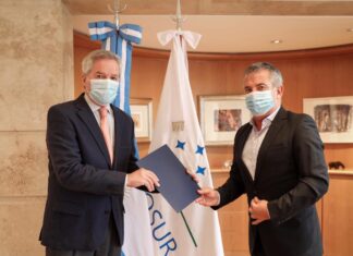 Solá recibió al embajador Urribarri para avanzar en la agenda bilateral con Israel