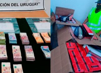 Decomisaron mercadería y más de un millón de pesos