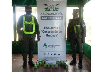 Decomisaron doce potes de crema de marihuana