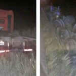 Pagina 6 16de enero 2021 camión volcó su carga de pinos