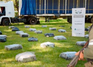 Encontraron más de 3.700 kilos de droga