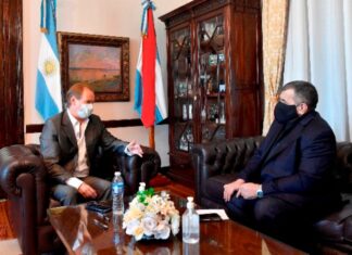 Bordet se reunió con el diputado José Cáceres