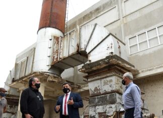 Observaron avances de obra del futuro centro cultural