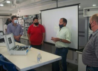 Presentaron el Aula Taller Móvil de la Técnica N°3