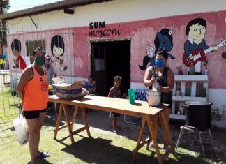 Sirvieron una merienda para más de 150 vecinos