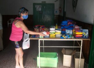 Reunieron alimentos en favor de los más humildes