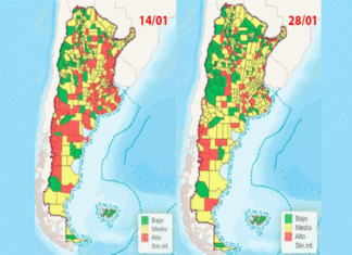 En Entre Ríos hay riesgo en tres Departamentos