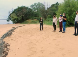 Oliva recibió a funcionarios de Turismo y Deporte de Nación