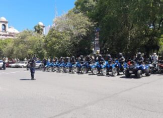 Capacitaron a policías en el uso de motos