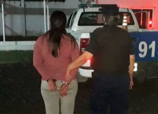 Mujer detenida en confuso episodio