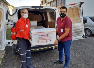 Llegó la primera partida de la vacuna fabricada en la India