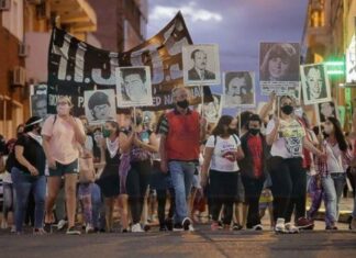 Multitudinaria movilización en la capital provincial