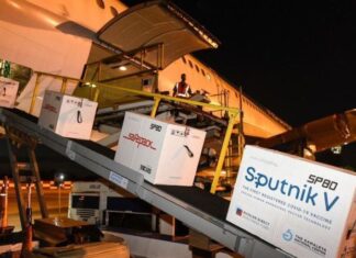 Esta tarde llegarán al país 330 mil dosis de vacunas desde Rusia