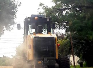 Acondicionan la calle Don Bosco: Se encuentra a disposición un teléfono por pedido de arreglo de calles de tierra