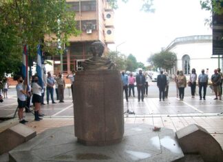 Conmemoraron el fallecimiento de Mariano Moreno