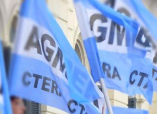Comenzó el paro de Agmer y Amet