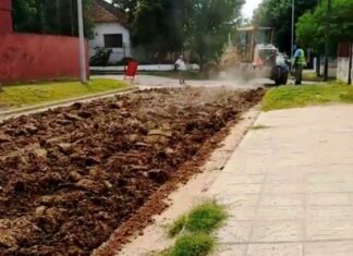 Ya se trabaja en 25 de Agosto