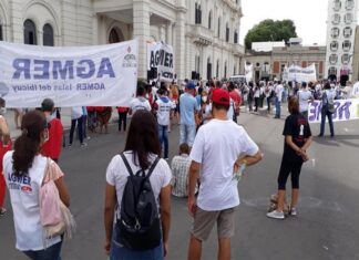 Agmer comenzó un nuevo paro