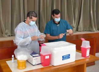 Vacunaron a más de 10 mil personas la última semana