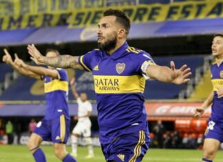 De la mano de Carlos Tévez Boca derrotó a Santos
