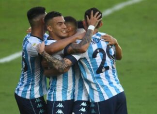 Racing lo ganó en el final