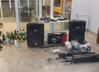 Actuaron 30 policías en una clandestina