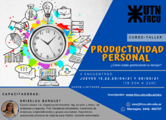UTN dictará curso sobre «productividad Personal»