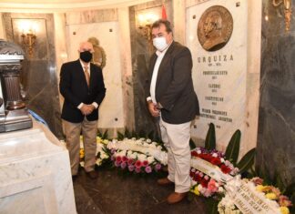 Recordaron el aniversario de la muerte de Urquiza