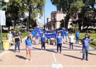Se manifestaron los docentes