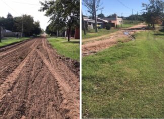 Abrieron y acondicionaron un sector de calle Rubinsky