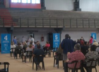 En adultos mayores. Continuó el operativo de inmunización